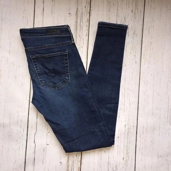  Adriano Goldschmied extreme skinny dark wash  jeans size 26R - Picture 3 of 11